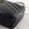 Chanel Black Chevron Flap Bag Leather